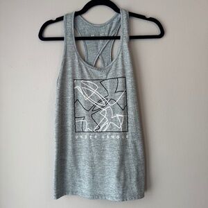 Grey Under Armour HeatGear Tank Size XS